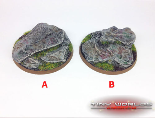 4060 Super 5 Basi In Resina 40 Mm Stile Ardesia Roccia Scenica Per Miniature Warhammer 40k E Wargaming Scheda Video 4060 - Foto 2