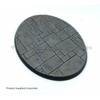 120mm x 90mm Large Oval Paved Resin Base